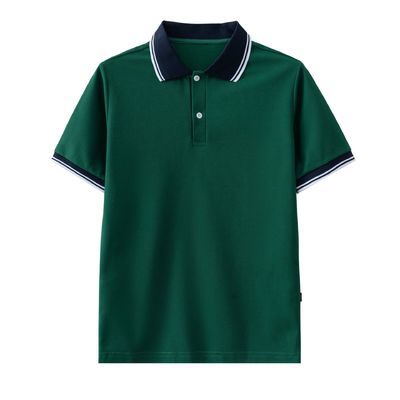 Camisas de polo de manga curta mistura de algodão poliéster Pique Clássico de escola