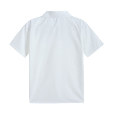 Roupas escolares camisas formais meninas personalizadas calças curtas camisas brancas